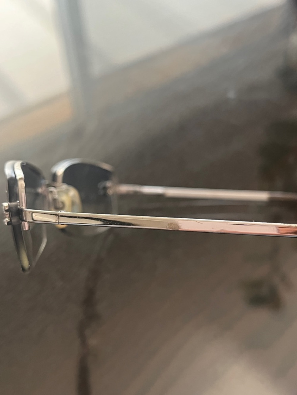 Vintage Chanel rimless sunglasses 4093-B 124/7B 56 16 130 blue silver case - Picture 5 of 13